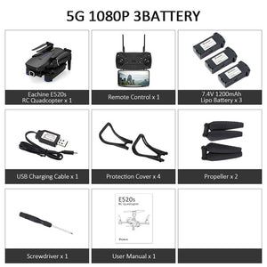 Eachine E520S GPS FOLLOW ME WIFI FPV Quadcopter With 4K/1080P HD Wide Angle Camera Foldable Altitude Hold Durable RC Drone