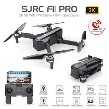 Load image into Gallery viewer, SJRC F11 PRO GPS Drone With Wifi FPV 1080P/2K HD Camera F11 Brushless Quadcopter 25 minutes Flight Time Foldable Dron Vs SG906