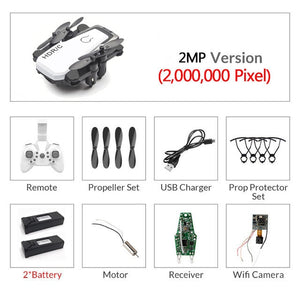 Foldable Mini Drone With RC Quadrocopter With Camera HD Quad-Counter With High Hold RC Helicopter VS E61 HS210 E511S S9HW E016H