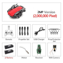 Load image into Gallery viewer, Foldable Mini Drone With RC Quadrocopter With Camera HD Quad-Counter With High Hold RC Helicopter VS E61 HS210 E511S S9HW E016H