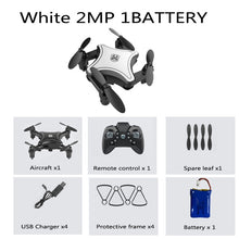 Load image into Gallery viewer, XKJ KY902 Mini Drone Quadcopter with 4K Camera HD Foldable Drones One-Key Return FPV Follow Me RC Helicopter Quadrocopter Toys