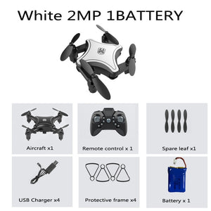 XKJ KY902 Mini Drone Quadcopter with 4K Camera HD Foldable Drones One-Key Return FPV Follow Me RC Helicopter Quadrocopter Toys