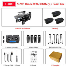 Load image into Gallery viewer, ZWN SG907 SG901 GPS Drone with Wifi FPV 1080P 4K HD Dual Camera Optical Flow RC Quadcopter Follow Me Mini Dron VS SG106 E502S