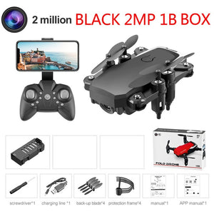 LF606 Mini Drone with 4K Camera HD Foldable Drones One-Key Return FPV Quadcopter Follow Me RC Helicopter Quadrocopter Kid's Toys