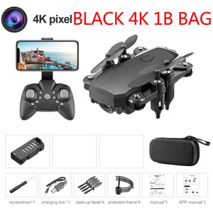 LF606 Mini Drone with 4K Camera HD Foldable Drones One-Key Return FPV Quadcopter Follow Me RC Helicopter Quadrocopter Kid's Toys