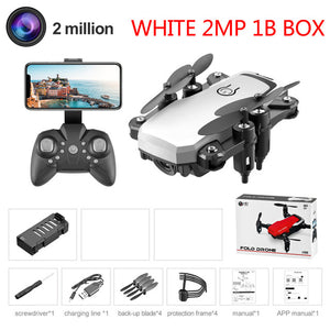 LF606 Mini Drone with 4K Camera HD Foldable Drones One-Key Return FPV Quadcopter Follow Me RC Helicopter Quadrocopter Kid's Toys