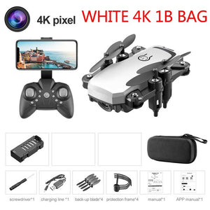 LF606 Mini Drone with 4K Camera HD Foldable Drones One-Key Return FPV Quadcopter Follow Me RC Helicopter Quadrocopter Kid's Toys