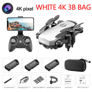 LF606 Mini Drone with 4K Camera HD Foldable Drones One-Key Return FPV Quadcopter Follow Me RC Helicopter Quadrocopter Kid's Toys