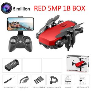 LF606 Mini Drone with 4K Camera HD Foldable Drones One-Key Return FPV Quadcopter Follow Me RC Helicopter Quadrocopter Kid's Toys