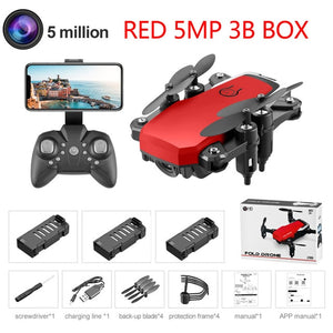 LF606 Mini Drone with 4K Camera HD Foldable Drones One-Key Return FPV Quadcopter Follow Me RC Helicopter Quadrocopter Kid's Toys