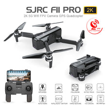 Load image into Gallery viewer, SJRC F11 PRO GPS Drone With Wifi FPV 1080P/2K HD Camera F11 Brushless Quadcopter 25 minutes Flight Time Foldable Dron Vs SG906