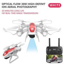 Load image into Gallery viewer, Drone KY909 HD 4K WiFi video live fpv drone light flow keep height quad-axis aircraft one-button take-off drone with camera