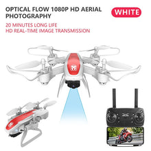 Load image into Gallery viewer, Drone KY909 HD 4K WiFi video live fpv drone light flow keep height quad-axis aircraft one-button take-off drone with camera