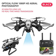 Load image into Gallery viewer, Drone KY909 HD 4K WiFi video live fpv drone light flow keep height quad-axis aircraft one-button take-off drone with camera