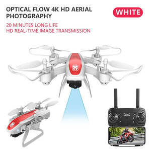 Drone KY909 HD 4K WiFi video live fpv drone light flow keep height quad-axis aircraft one-button take-off drone with camera