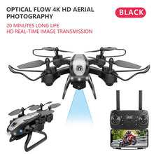 Load image into Gallery viewer, Drone KY909 HD 4K WiFi video live fpv drone light flow keep height quad-axis aircraft one-button take-off drone with camera