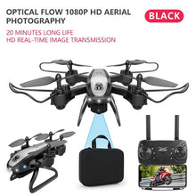 Load image into Gallery viewer, Drone KY909 HD 4K WiFi video live fpv drone light flow keep height quad-axis aircraft one-button take-off drone with camera