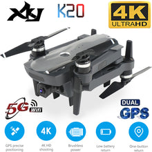 Load image into Gallery viewer, XKJ New Drone K20 Brushless Motor 5G GPS Drone With 4K HD Dual Camera Professional Foldable  Quadcopter 1800M RC Distance Toy