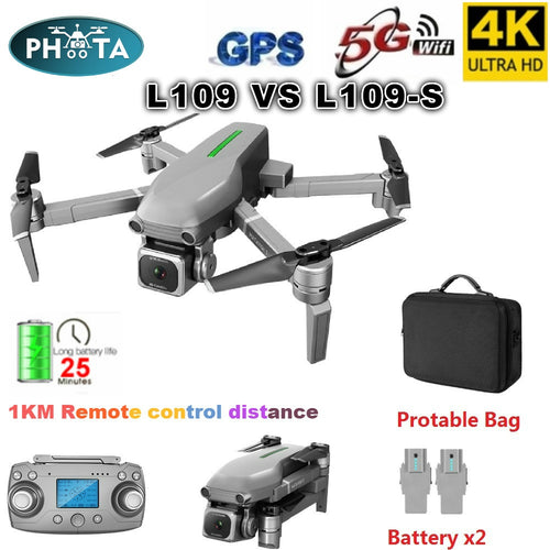 L109 GPS Drone 4K with Camera HD 5G WIFI quadcopter drone profissional quadrocopter seflie dron Mini drones 1KM long distance