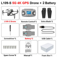 Load image into Gallery viewer, L109 GPS Drone 4K with Camera HD 5G WIFI quadcopter drone profissional quadrocopter seflie dron Mini drones 1KM long distance