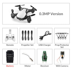 Eachine E61/E61hw Mini Drone With/Without HD Camera Hight Hold Mode RC Quadcopter RTF WiFi FPV Foldable Helicopter VS HS210