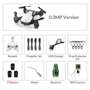 Eachine E61/E61hw Mini Drone With/Without HD Camera Hight Hold Mode RC Quadcopter RTF WiFi FPV Foldable Helicopter VS HS210