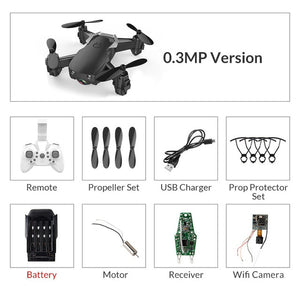 Eachine E61/E61hw Mini Drone With/Without HD Camera Hight Hold Mode RC Quadcopter RTF WiFi FPV Foldable Helicopter VS HS210