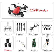 Load image into Gallery viewer, Eachine E61/E61hw Mini Drone With/Without HD Camera Hight Hold Mode RC Quadcopter RTF WiFi FPV Foldable Helicopter VS HS210