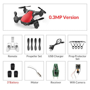 Eachine E61/E61hw Mini Drone With/Without HD Camera Hight Hold Mode RC Quadcopter RTF WiFi FPV Foldable Helicopter VS HS210