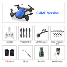 Load image into Gallery viewer, Eachine E61/E61hw Mini Drone With/Without HD Camera Hight Hold Mode RC Quadcopter RTF WiFi FPV Foldable Helicopter VS HS210