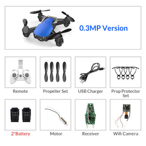 Eachine E61/E61hw Mini Drone With/Without HD Camera Hight Hold Mode RC Quadcopter RTF WiFi FPV Foldable Helicopter VS HS210