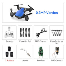 Load image into Gallery viewer, Eachine E61/E61hw Mini Drone With/Without HD Camera Hight Hold Mode RC Quadcopter RTF WiFi FPV Foldable Helicopter VS HS210