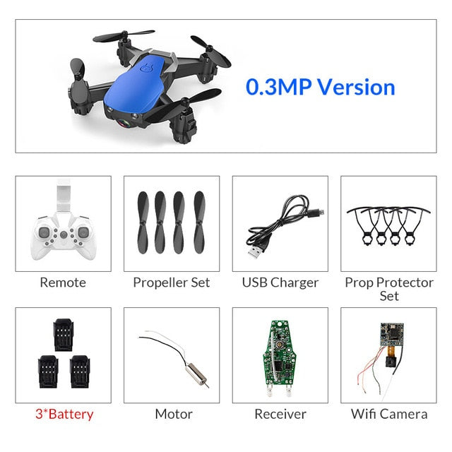 Eachine E61/E61hw Mini Drone With/Without HD Camera Hight Hold Mode RC Quadcopter RTF WiFi FPV Foldable Helicopter VS HS210